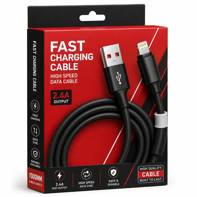 كابل USB-C إلى USB-C للشحن السريع