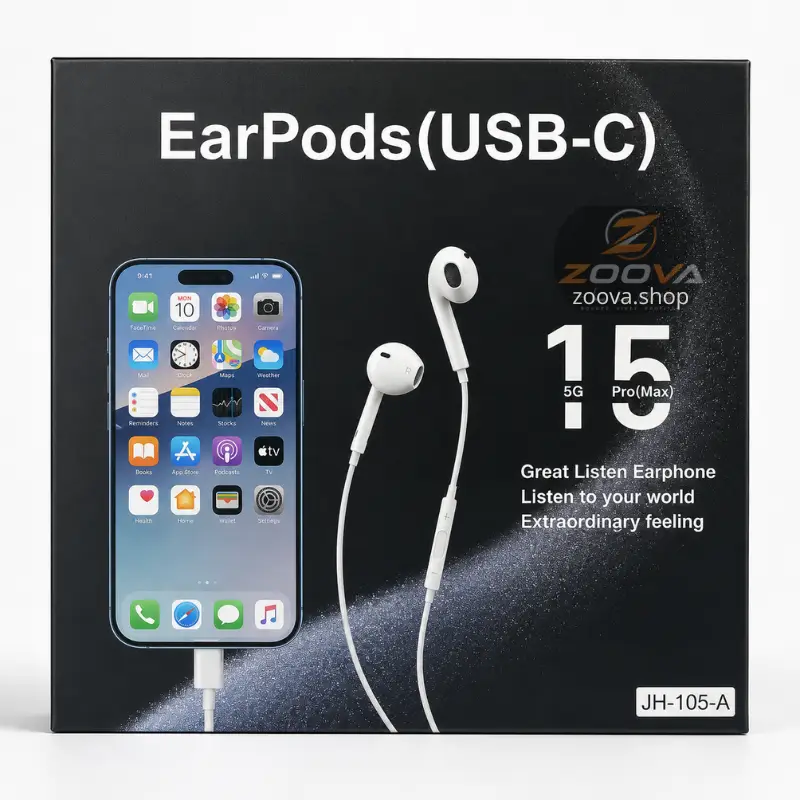 سماعات سلكية USB-C لهواتف آيفون وأندرويد